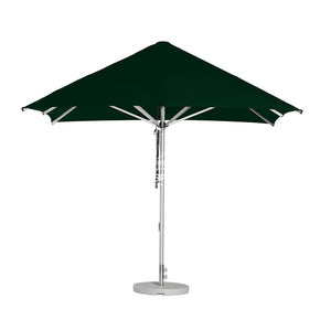 Cafe Series Custom Forest Green Umbrella | Square - Outdoor Instant Shade