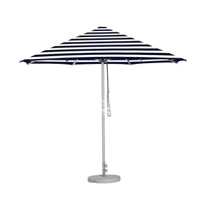 Cafe Series Custom Navy Stripe Umbrella | Oct. - Outdoor Instant Shade