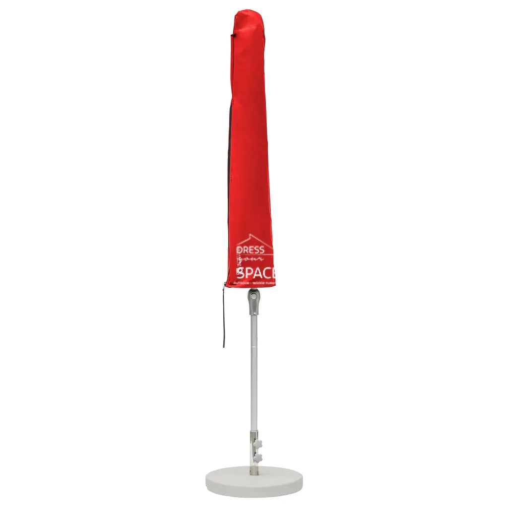 Cafe Series Custom Red Umbrella | Square - Outdoor Instant Shade