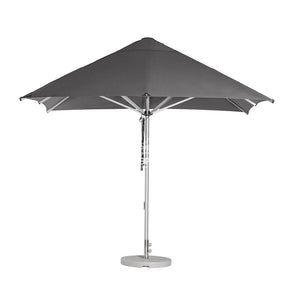 Cafe Series Custom Smoked Tweed Umbrella | Square - Outdoor Instant Shade