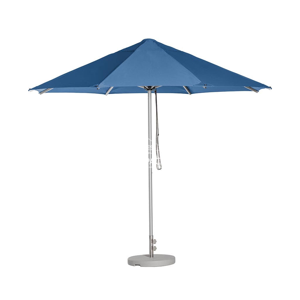 Cafe Series Custom Steel Blue Umbrella | Oct. - Outdoor Instant Shade