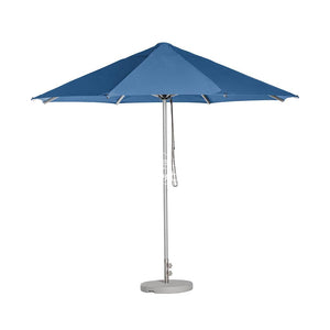 Cafe Series Custom Steel Blue Umbrella | Oct. - Outdoor Instant Shade