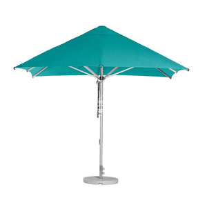 Cafe Series Custom Turquoise Umbrella | Square - Outdoor Instant Shade