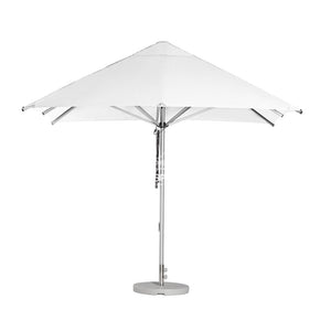 Cafe Series Custom White Umbrella | Square - Outdoor Instant Shade