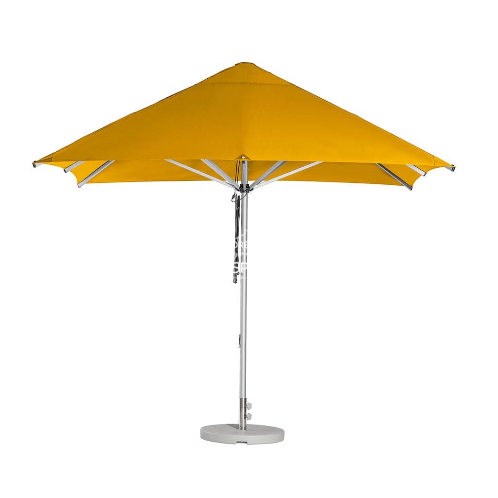 Cafe Series Custom Yellow Umbrella | Square - Outdoor Instant Shade