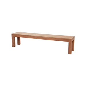 Chunk Teak Bench Set - 3 Pce - Outdoor Setting - DYS Outdoor