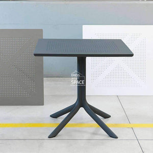 Clip Table - Anthracite - Outdoor Cafe Table - Nardi