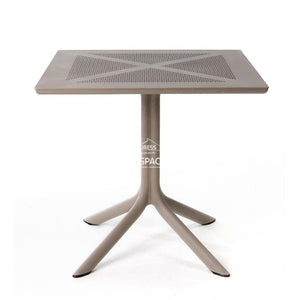 Clip X Table - Taupe - Outdoor Table - Nardi