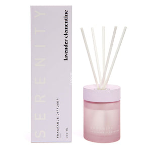 Coloured Core - Lavender Clementine Fragrance Diffuser - Fragrance Diffuser - Serenity Candles