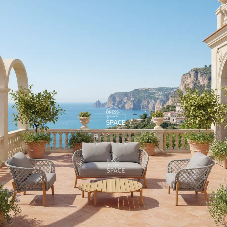 Como 5 Piece Outdoor Lounge Setting - Outdoor Lounge Set - Dress Your Space