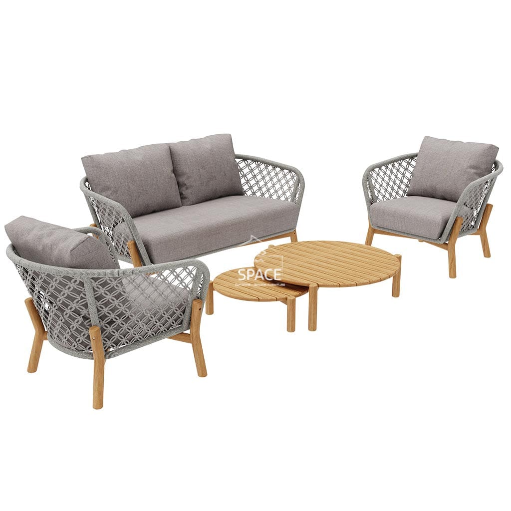 Como 5 Piece Outdoor Lounge Setting - Outdoor Lounge Set - Dress Your Space