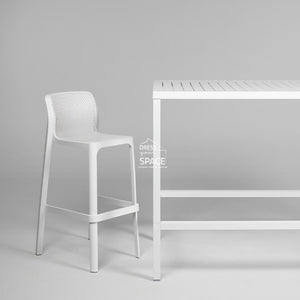 Cube Bar Table - White - Outdoor Table - Nardi