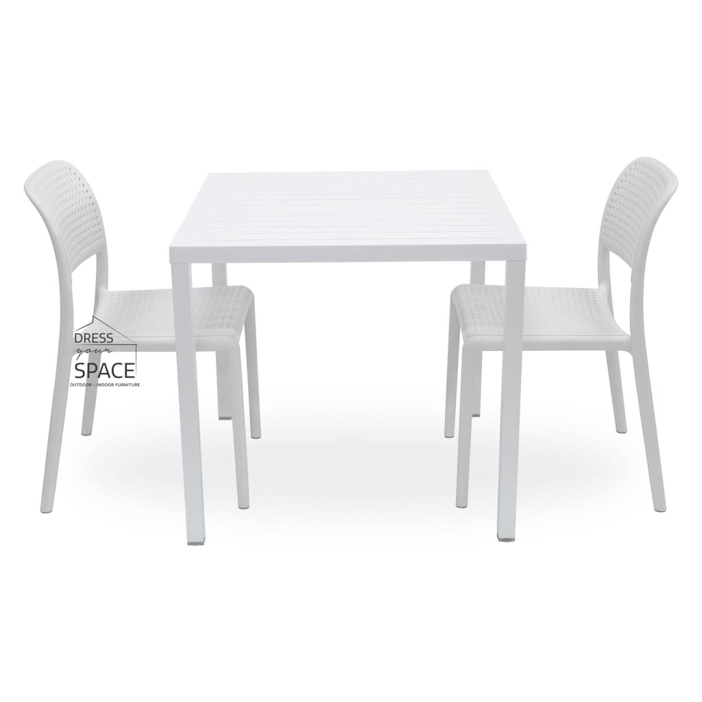 Cube - Bora Armless Chair 3P Set - Outdoor Dining Set - Nardi