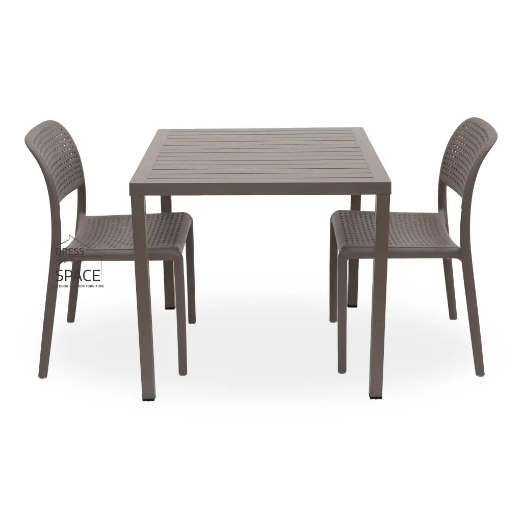 Cube - Bora Armless Chair 3P Set - Outdoor Dining Set - Nardi
