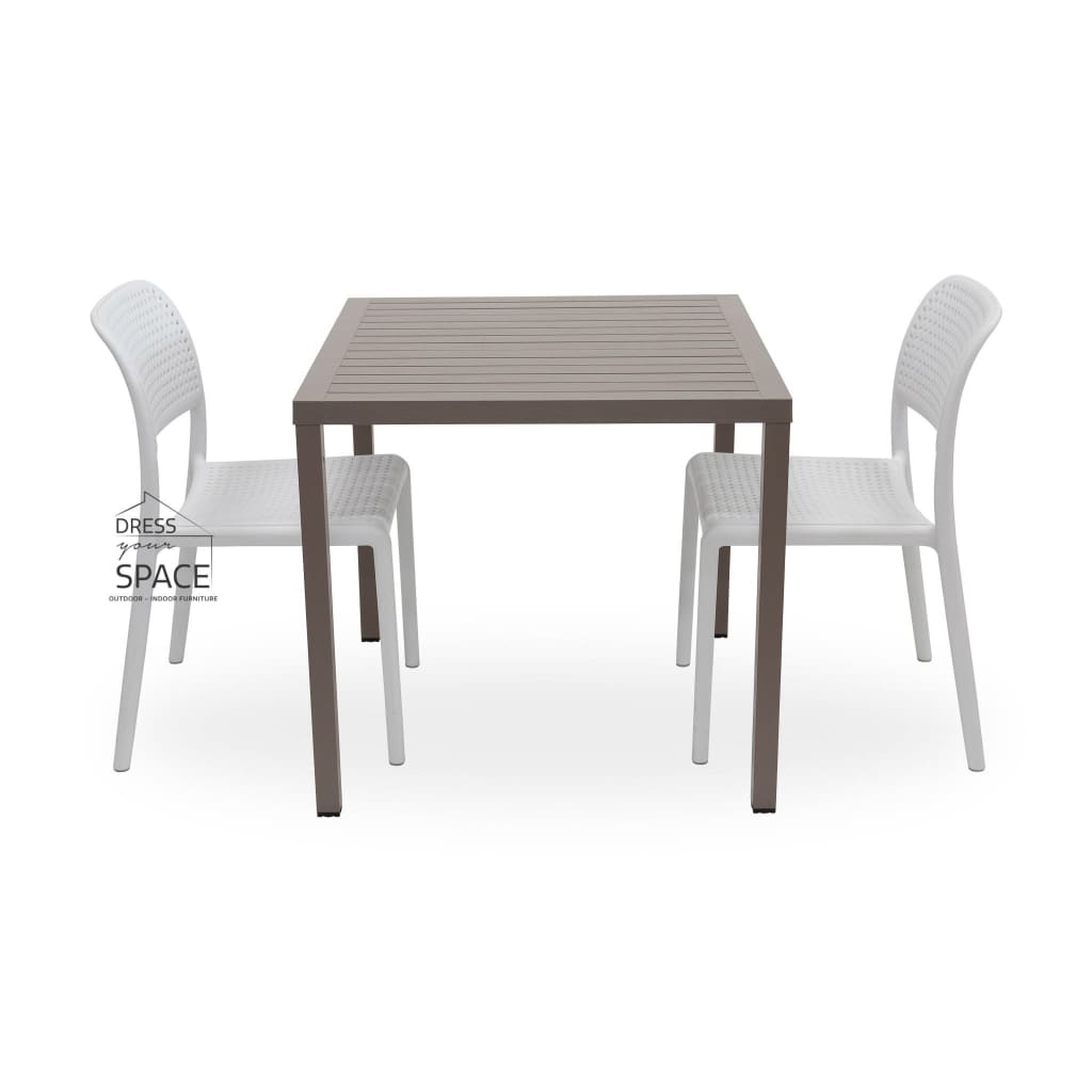 Cube - Bora Armless Chair 3P Set - Outdoor Dining Set - Nardi