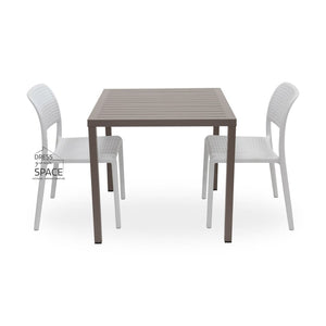 Cube - Bora Armless Chair 3P Set - Outdoor Dining Set - Nardi