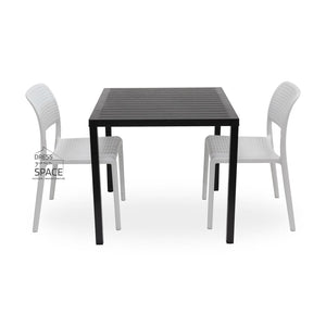 Cube - Bora Armless Chair 3P Set - Outdoor Dining Set - Nardi
