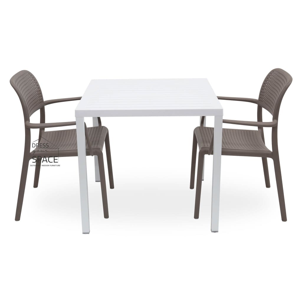 Cube - Bora Chair 3P Set - Outdoor Dining Set - Nardi