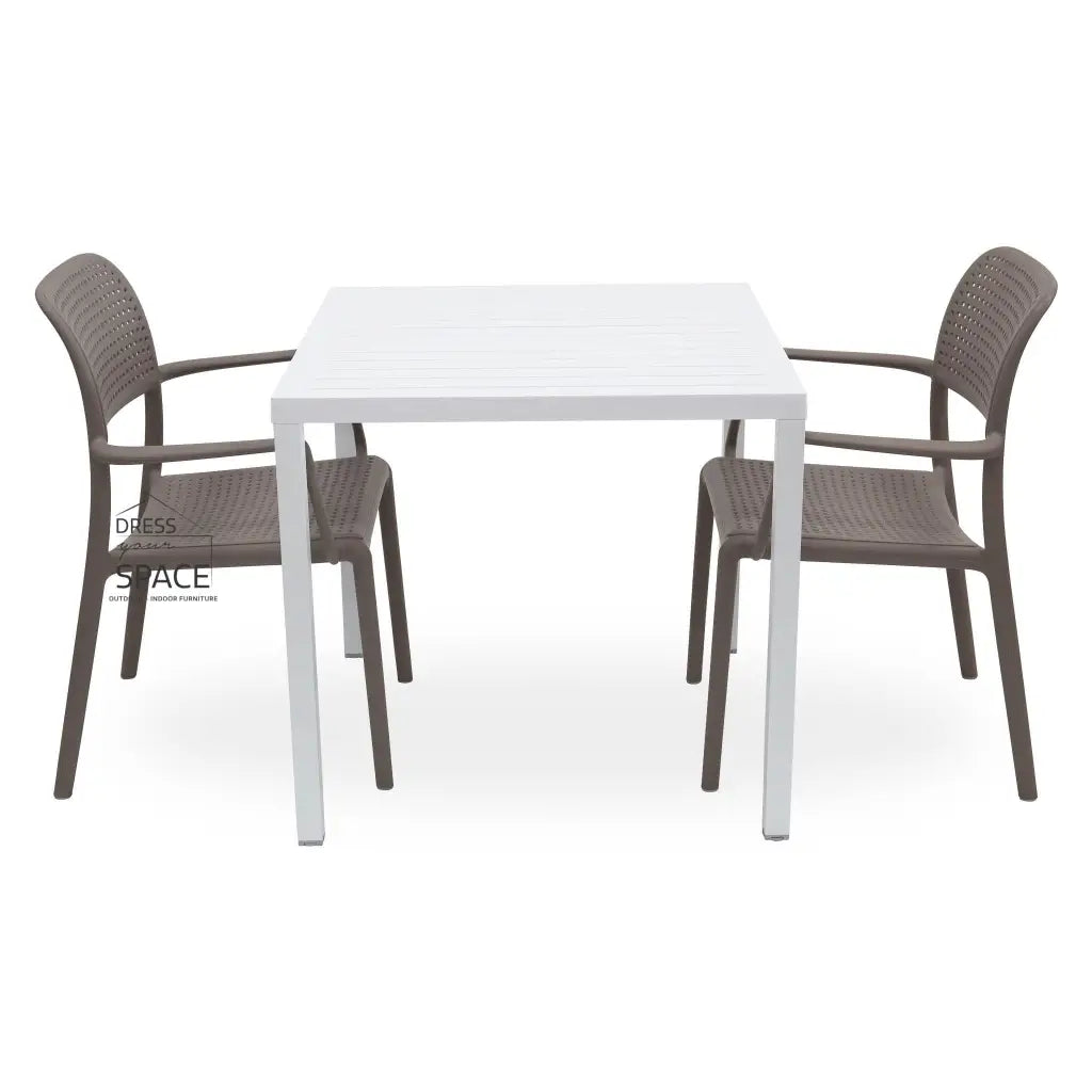Cube - Bora Chair 3P Set - Outdoor Dining Set - Nardi