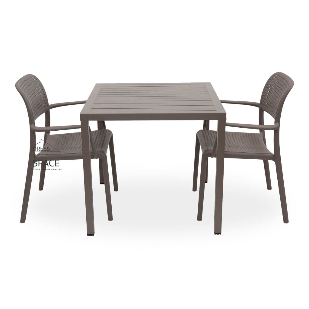 Cube - Bora Chair 3P Set - Outdoor Dining Set - Nardi