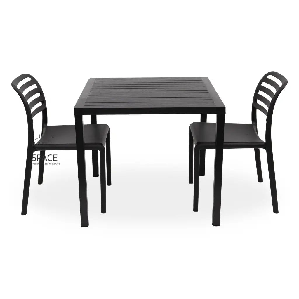 Cube - Costa Armless Chair 3P Set - Outdoor Dining Set - Nardi