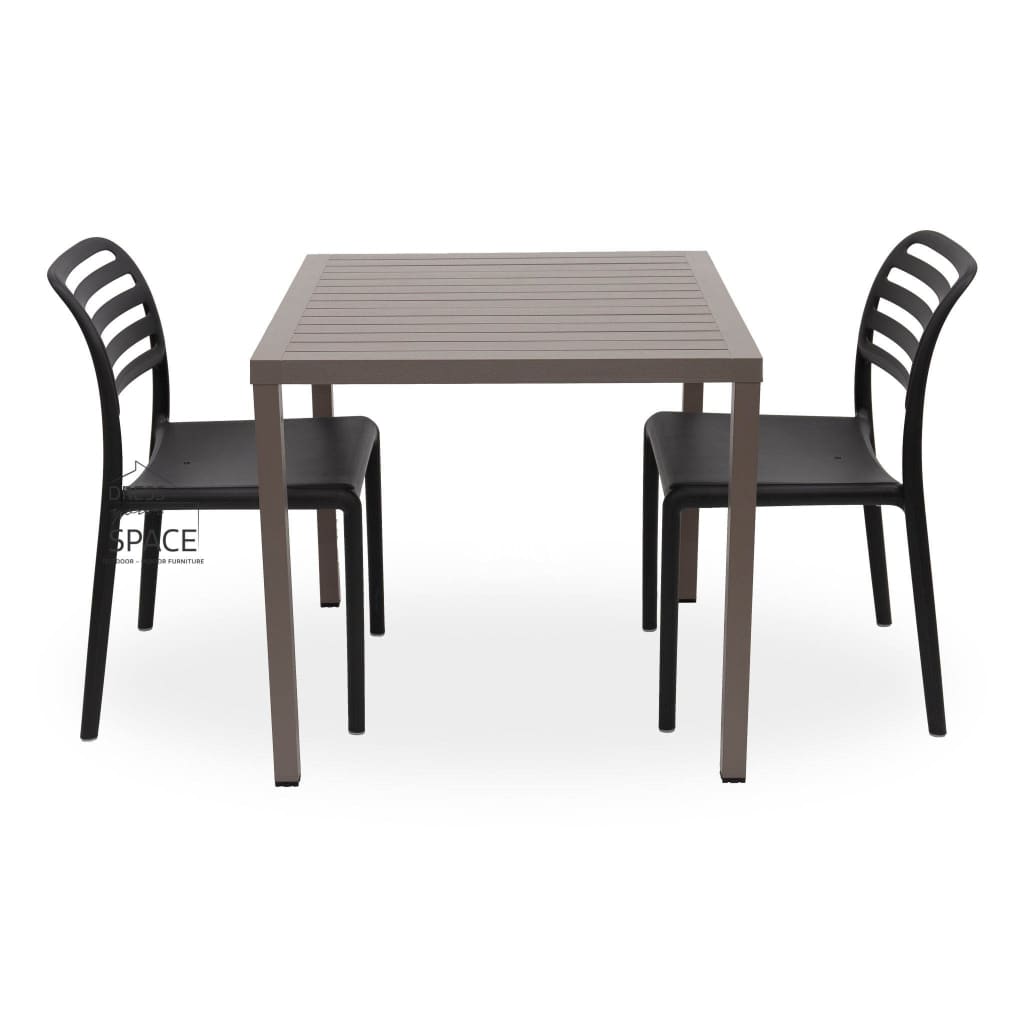 Cube - Costa Armless Chair 3P Set - Outdoor Dining Set - Nardi