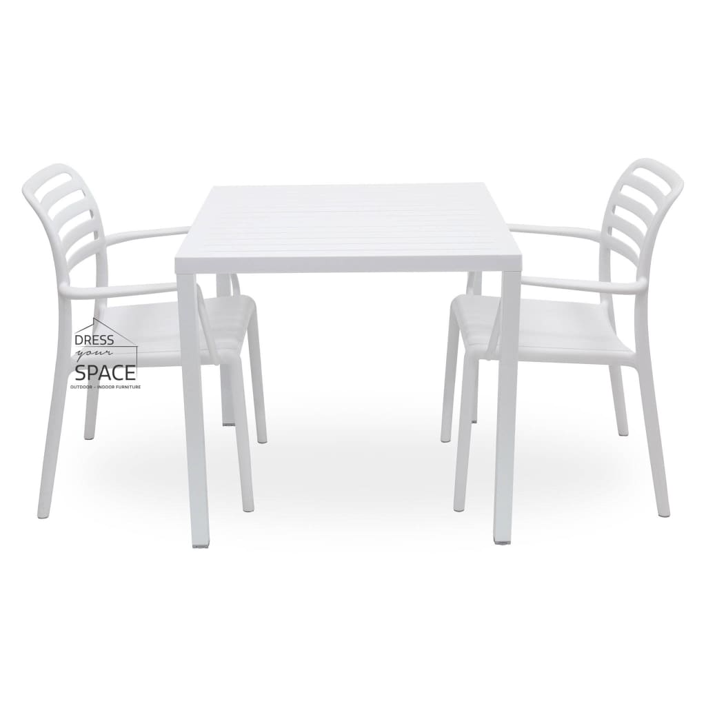 Cube - Costa Chair 3P Set - Outdoor Dining Set - Nardi