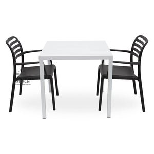 Cube - Costa Chair 3P Set - Outdoor Dining Set - Nardi