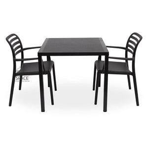 Cube - Costa Chair 3P Set - Outdoor Dining Set - Nardi