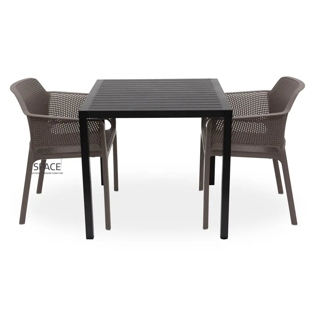 Cube - Net Chair 3P Set - Outdoor Dining Set - Nardi