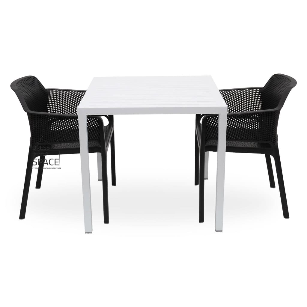 Cube - Net Chair 3P Set - Outdoor Dining Set - Nardi