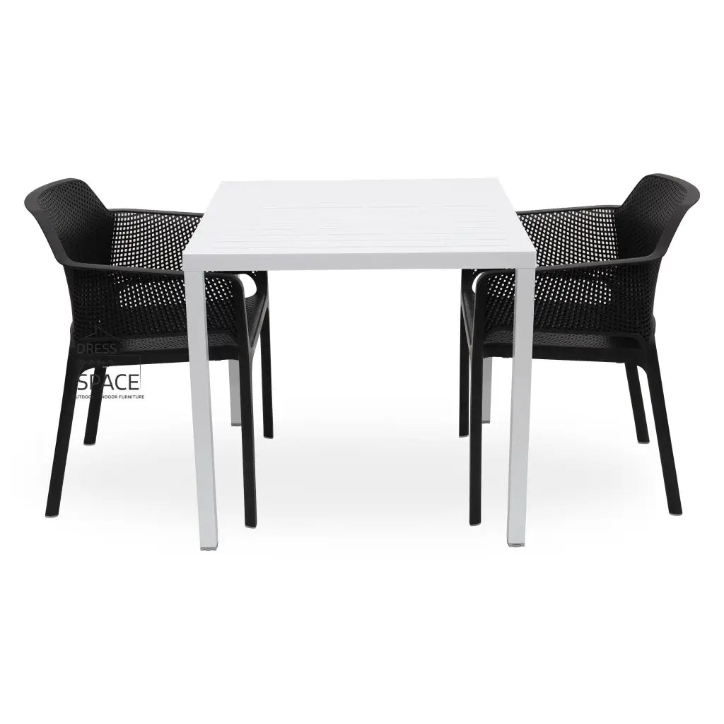 Cube - Net Chair 3P Set - Outdoor Dining Set - Nardi