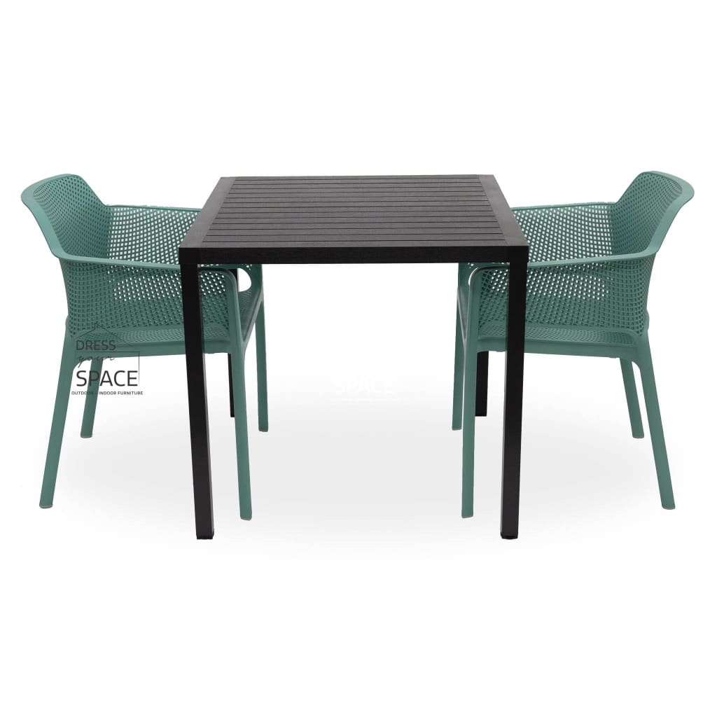 Cube - Net Chair 3P Set - Outdoor Dining Set - Nardi