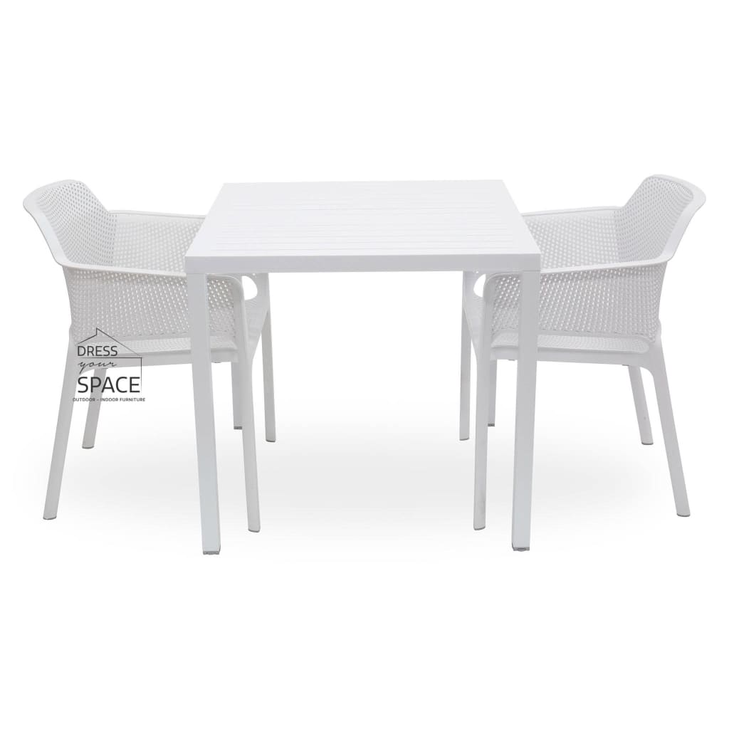 Cube - Net Chair 3P Set - Outdoor Dining Set - Nardi