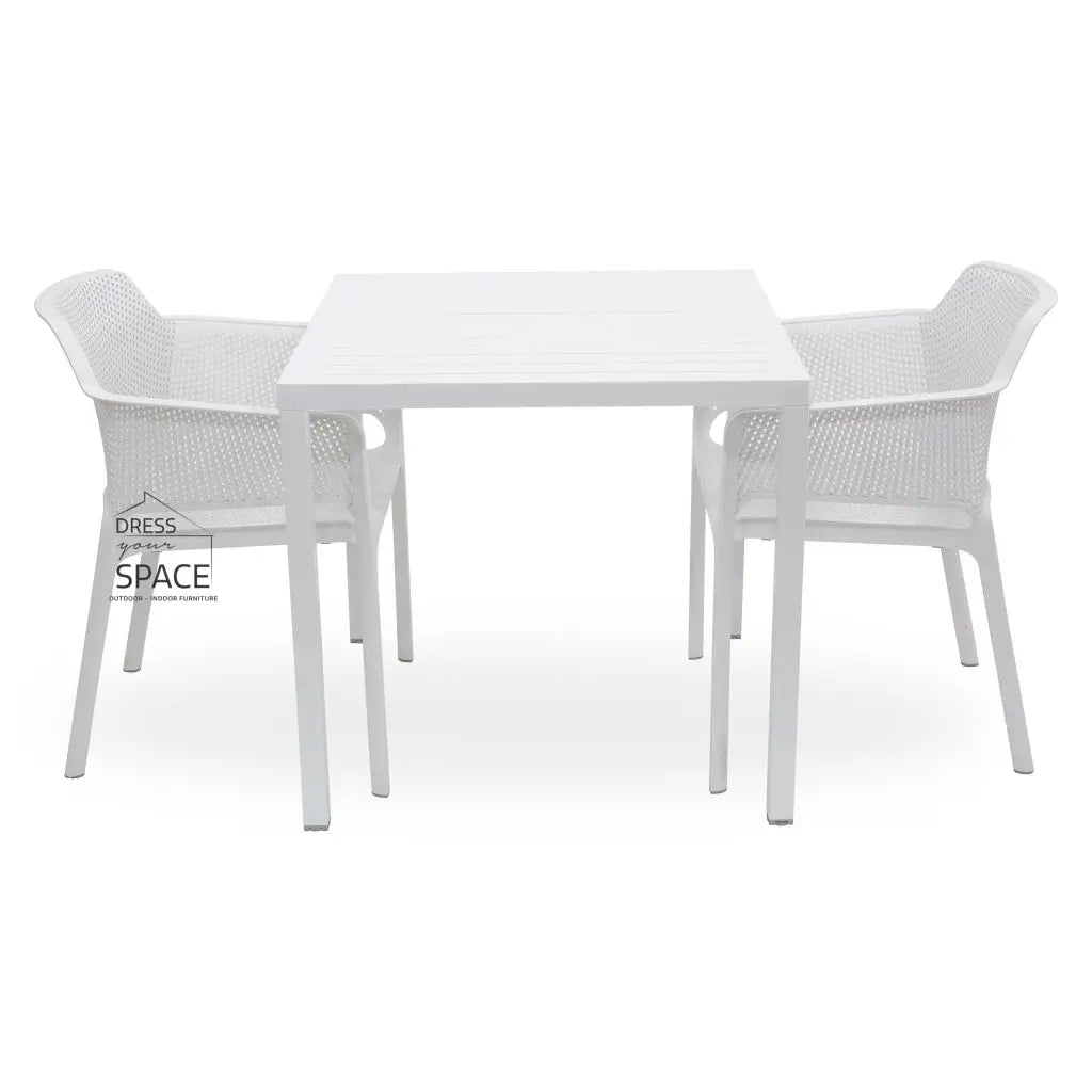 Cube - Net Chair 3P Set - Outdoor Dining Set - Nardi