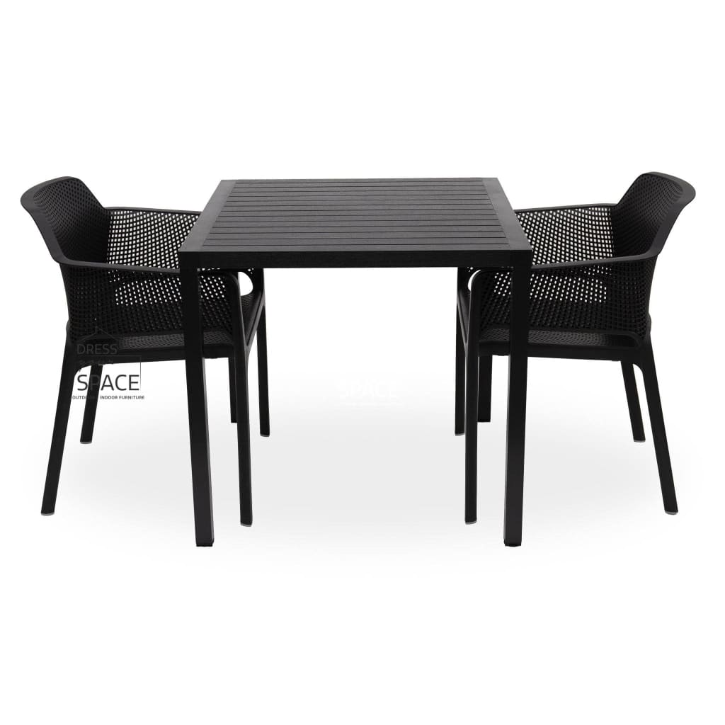 Cube - Net Chair 3P Set - Outdoor Dining Set - Nardi