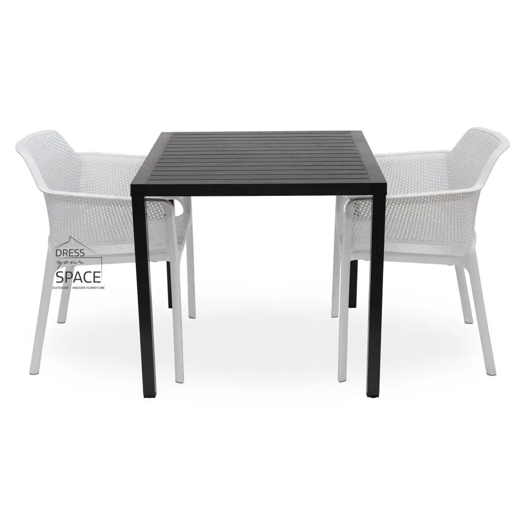 Cube - Net Chair 3P Set - Outdoor Dining Set - Nardi