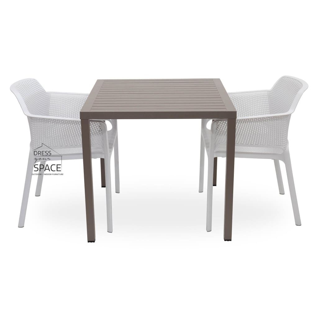 Cube - Net Chair 3P Set - Outdoor Dining Set - Nardi