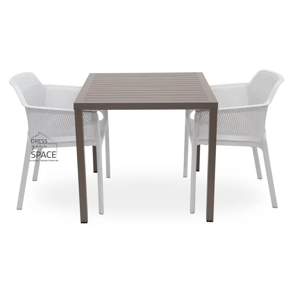 Cube - Net Chair 3P Set - Outdoor Dining Set - Nardi