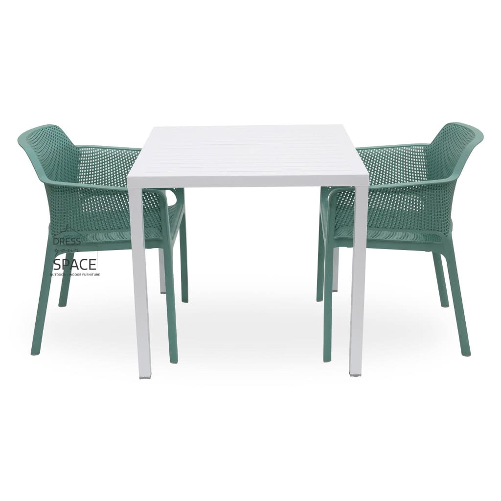 Cube - Net Chair 3P Set - Outdoor Dining Set - Nardi