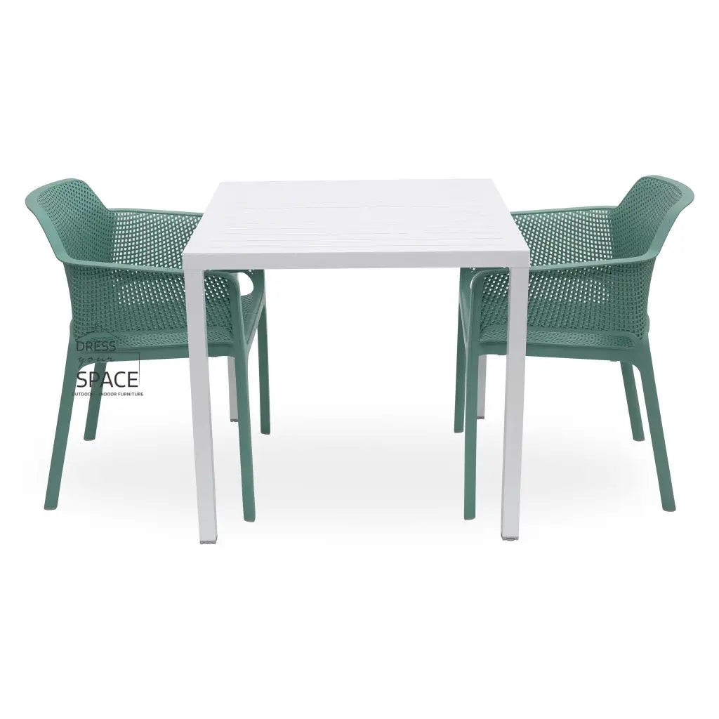 Cube - Net Chair 3P Set - Outdoor Dining Set - Nardi