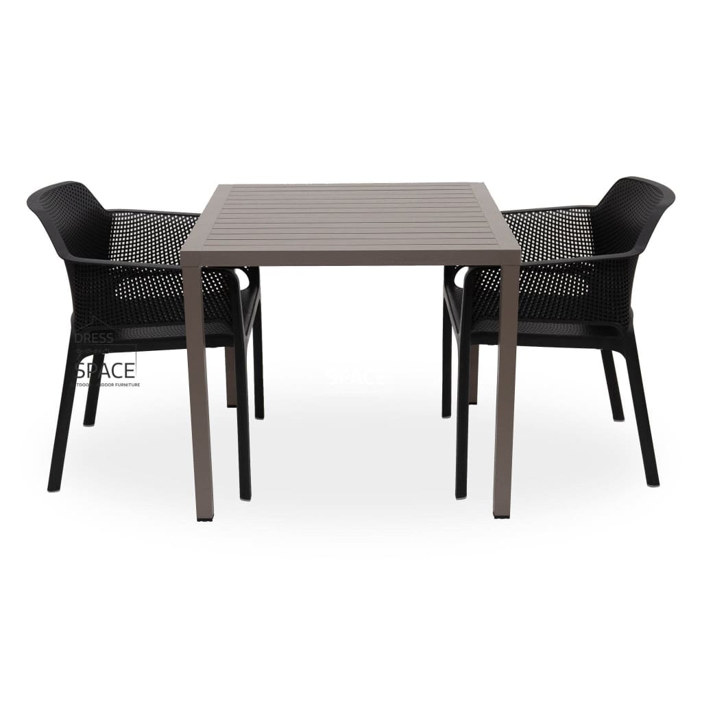 Cube - Net Chair 3P Set - Outdoor Dining Set - Nardi
