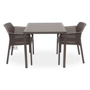 Cube - Net Chair 3P Set - Outdoor Dining Set - Nardi