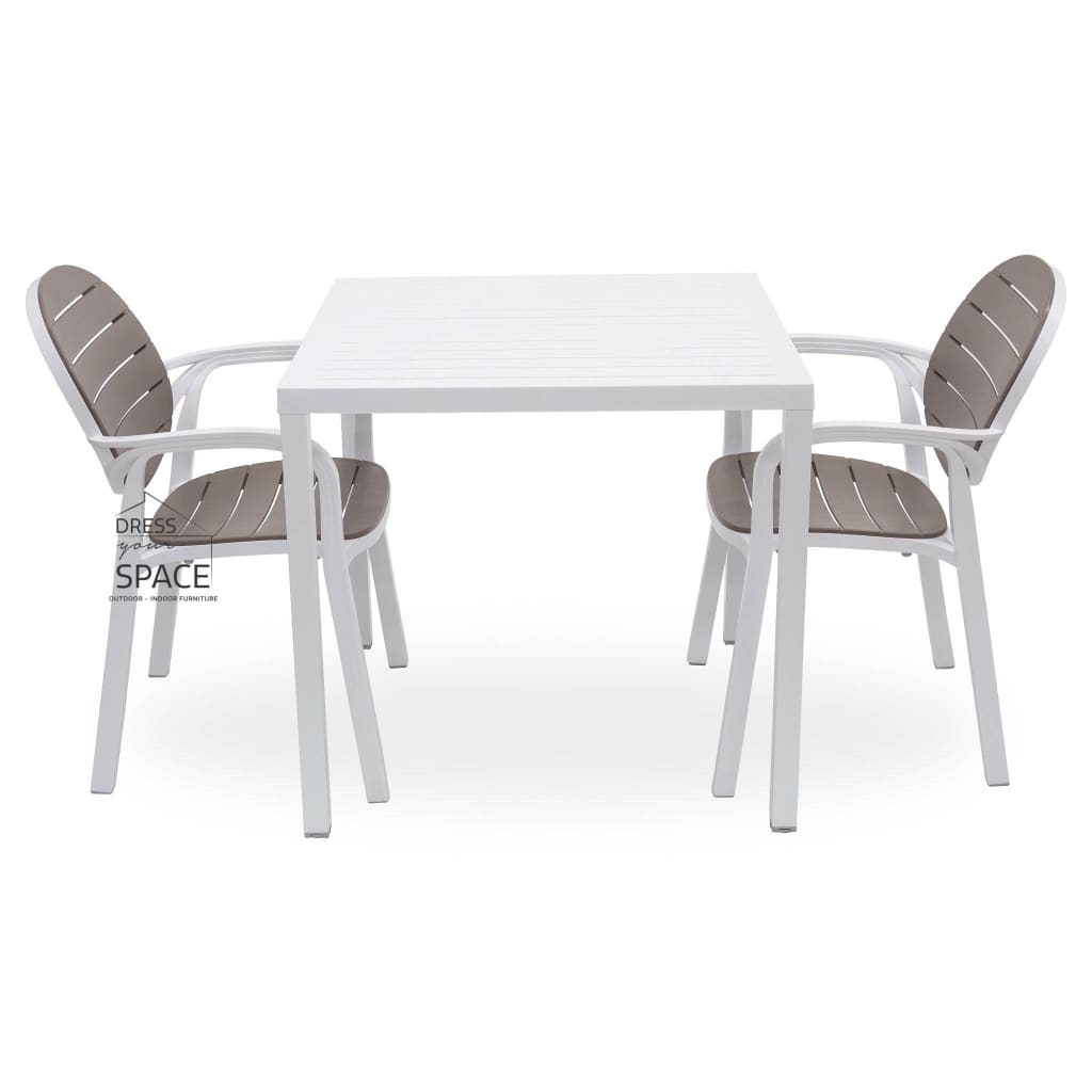 Cube - Palma Chair 3P Set - Outdoor Dining Set - Nardi