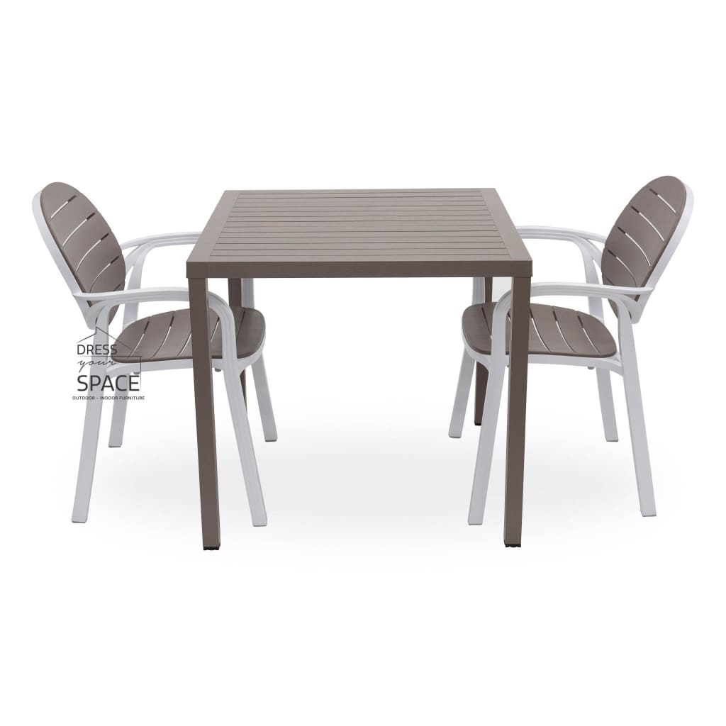 Cube - Palma Chair 3P Set - Outdoor Dining Set - Nardi