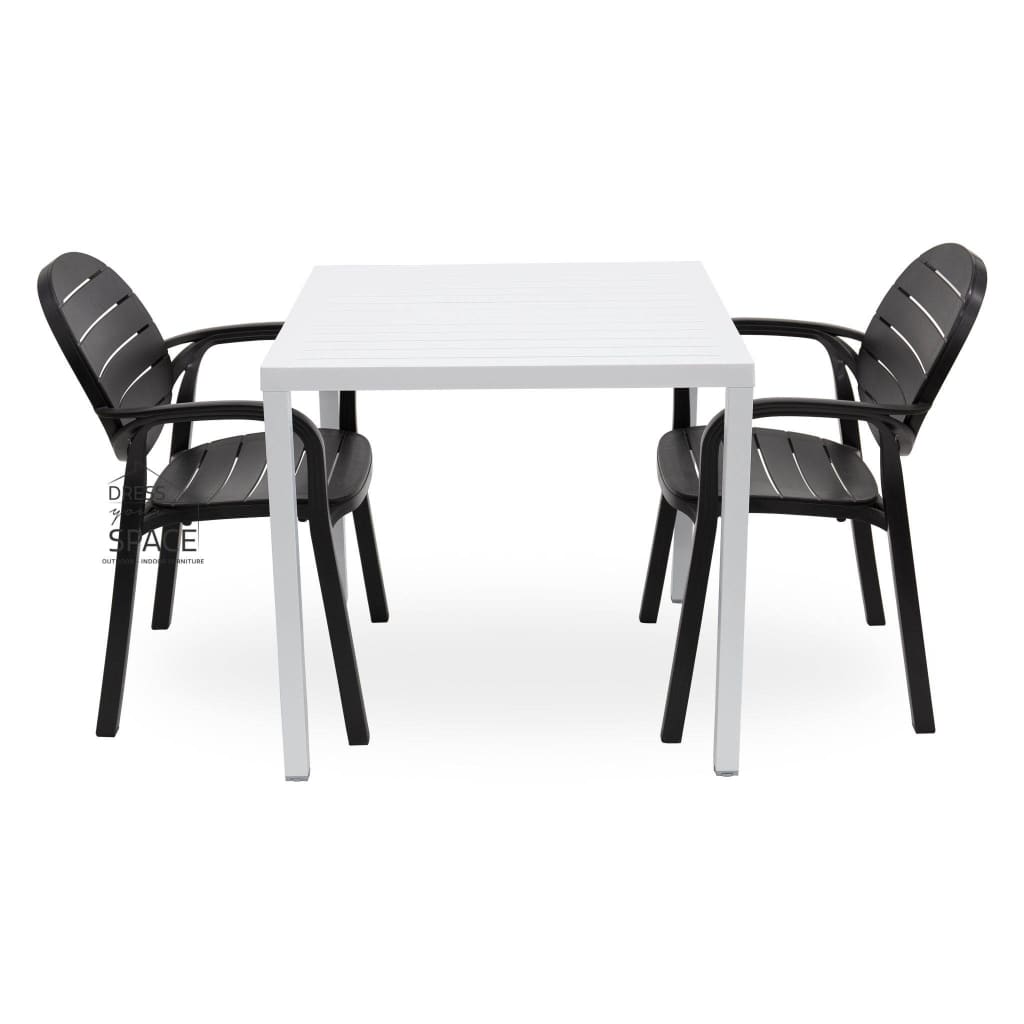 Cube - Palma Chair 3P Set - Outdoor Dining Set - Nardi