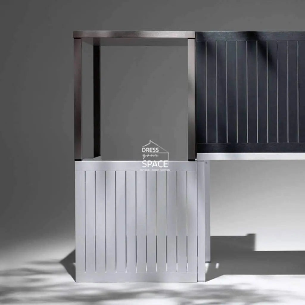 Cube Table - Anthracite - Outdoor Cafe Table - Nardi