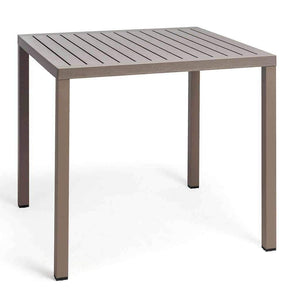 Cube Table - Taupe - Outdoor Cafe Table - Nardi