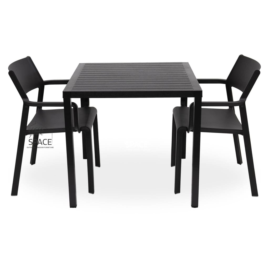 Cube - Trill Chair 3P Set - Outdoor Dining Set - Nardi