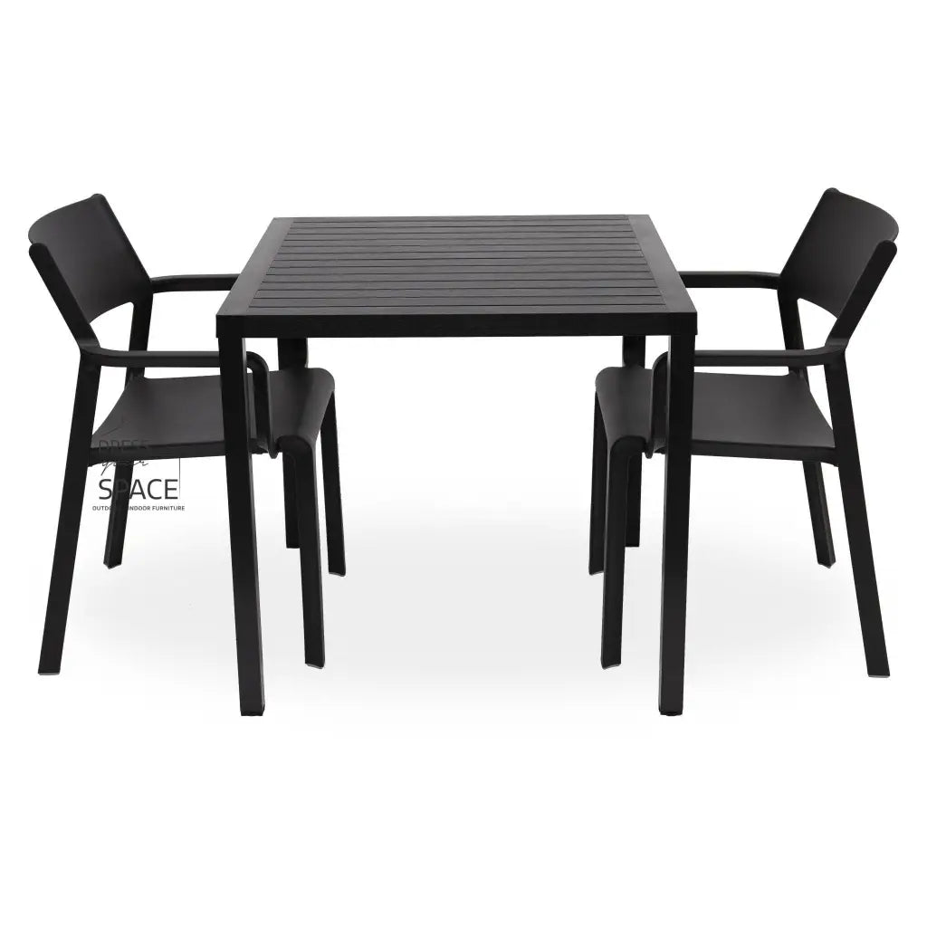 Cube - Trill Chair 3P Set - Outdoor Dining Set - Nardi